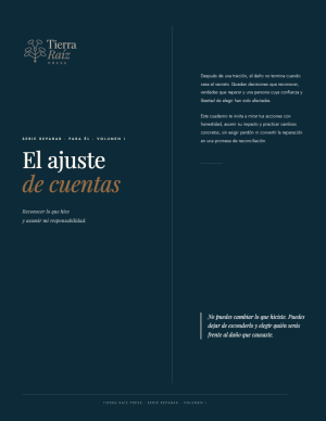 El ajuste de cuentas — Un cuaderno para hombres que asumen su responsabilidad tras la infidelidad